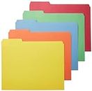 AmazonBasics AMZ401 File Folders - Letter Size (100 Pack) – Assorted Colors