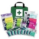 Lewis-Plast Premium First Aid Kit For Home Car Holiday And Workplace - Includes Bandages, Eye Pods, Ice Packs And Essentials For Everyday Situations, 90 Count (Pack of 1)