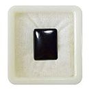 55Carat Natural Certified Black Onyx Gemstone 3.25 Ratti 2.95 Carat Rectangle Shape Rashi Ratan Pendant Home Decor Good Luck Handmade Ring Rings For Earrings