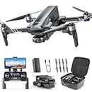 Holy Stone HS600 4K Drone with EIS Camera for Adults, 2-Axis Gimbal Quadcopter, Modular Intelligent Battery 28 Mins Flight Time, 10000 FT Range Transmission, GPS Drone with Brushless Motors, 4K/30FPS