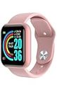 m i Smart Watch for Kids Men Boys Girls Women ID116 Plus 2023 Latest for Android and iOS Phones IP68 Waterproof Activity Tracker with Touch Color Screen Sleep & Heart Rate Monitor Pedometer Pink