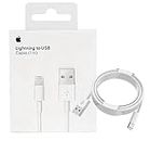 Apple Charger Cable [Apple MFi Certified] iPhone Charger Cord Lightning Cable to USB Cable Original Certified Compatible iPhone 12 11 Xs Max XR X 11 Plus SE, Airpods - White(1M)