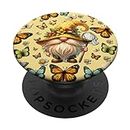 Cute Butterfly Accessories For Women And Girls Spring Gnome PopSockets PopGrip Intercambiable