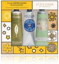 LOccitane Hand Cream 3 Piece Verbena and Amond  and Shea Butter Collection Boxed