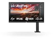 LG 32UN880P ERGO Monitor 32" UltraHD 4K LED IPS HDR 10, 3840x2160, 5ms, AMD FreeSync 60Hz, Audio Stereo 10W, HDMI 2.0 (HDCP 2.2), Display Port 1.4, USB-C, USB 3.0, AUX, Stand ERGO, Flicker Safe, Nero