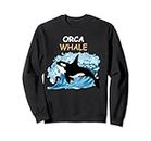 Funny Killer Whale Cool Orca Lovers Animaux Orques Sweatshirt