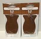 Scentsy 2pk Weathered Leather Car Bar Air Freshener