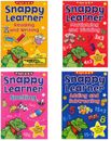 Set All 4 Snappy Learner Books 6-8 Year Olds Maths Spelling la Lecture &