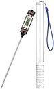 Alfa Mart Digital LCD Cooking Food Meat Probe Kitchen Instant Read Thermometer Temperature Test Pen with Stainless Steel Material for Grill (Showing Degree Also Fahrenheit)