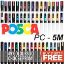 Uni Posca PC-5M Lack Marker Stifte Stoff Glas Metall - Kaufen 4, Zahlen Für 3