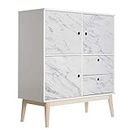 Möbelfolie - Marmor 04 Klebefolie Deko para muebles autoadhesivas piedra Steinoptik Marmorierung PVC blanco gris Wall-Art
