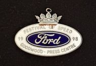 1998 Goodwood Festival of Speed Media Press Centre Badge Swing Tag Ford