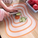 3pcs, Chopping Board, Transparent And Bendable Frosted Kitchen Cutting Board, Plastic Fruit Cutting Board, Plastic Vegetable Board, Portable And Easy-to-store Cutting Board, Kitchen Stuff