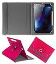 Hello Zone Exclusive 360� Rotating 8� Inch Flip Case Cover Book Cover for Samsung Galaxy Tab E 8.0 -Pink