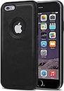 Excelsior Premium PU Leather Back case Cover with 360 Degree Full Body Protection | Shockproof Compatible with Apple iPhone 6 | iPhone 6s (Black)