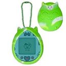 Silicone Cover Case for Jujutsu Kaisen Tamagotchi Nano, Protective Sleeve Skin Case for Hello Kitty and for PAC-Man Device Interactive Game Machine(Only Cover)(Green)