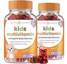 (2-Pack) Kids Multivitamin Gummy | Sugar Free Kids Vitamins | Strawberry, Passionfruit, Peach & Cherry | Multivitamins for Kids | Vegan, Non-GMO & Gluten Free | 120 Gummy Vitamins for Toddlers & Kids