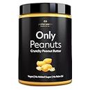 Mantequilla de Cacahuete Crujiente | 100% Natural Peanut Butter | Apto Para Veganos| Sin azúcares añadidos, conservantes ni aceite de palma | Protein Works | 990g