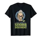 Senior Discount Grumpy Old Man T-shirt