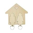 MYADDICTION Couple Keyring Holder Wall Lovers Pendant Stand DIY Party Birthday Gift S Clothing Shoes & Accessories | Mens Accessories | Key Chains Rings & Cases
