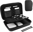 Hard Travel Electronic Organizer Case for Macbook Power Adapter Chargers Cables 