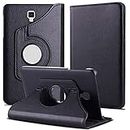 TGK 360 Degree Rotating Smart Leather Case Cover Stand for Tablets Samsung Galaxy Tab S4 (Black)