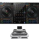 Pioneer DJ DDJ-FLX10 4-deck DJ Controller with Magma Case