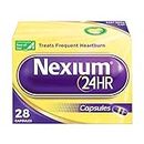 Nexium 24HR Acid Reducer Heartburn Relief Capsules for All-Day and All-Night Protection from Frequent Heartburn, Heartburn Medicine with Esomeprazole Magnesium - 28 Count