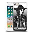 Head Case Designs Officially Licensed AMC The Walking Dead Carl Filtered Portraits Soft Gel Case Compatible with Apple iPhone 7/8 / SE 2020 & 2022