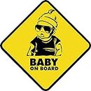 ARWY car Sticker Vinyl Baby in Car Styling Stickers Safety Warning Car Sticker Pack of 1 (Hangover Baby)