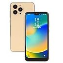 Garsent 6.1in 3G Mobile Phone, i14 Pro Max Cheap Smartphone, 1GB RAM 8GB ROM, 2MP+5MP Camera, Face ID, for Android 6.0, 4000mAh, Bluetooth WIFI FM, Dual SIM (Gold)(UK)