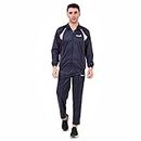 Warm-Up Zipper Blue White Large Size Track Suit for Men Winter Wear Regular Fit Multi Sports Super Polyester, Running, Casual, Athletic, Walking, Fitness, Cycling, Gym, Exercise, & Outdoor Lifestyle