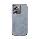 Kepuch Silklike Case for Vivo Y78 - Cover Bumper Built-in Metal Plate for Vivo Y78 - Blue