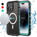 iPhone 14 Pro Max Case Waterproof Shockproof Heavy Duty MagSafe Magnetic Cover