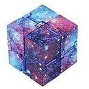 EVERMARKET Infinity Fidget Cube for Kids and Adults, Stress and Anxiety Relief Cool Hand Mini Kill Time Toys Infinite Cube for Add, ADHD (Galaxy Space)