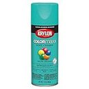 Krylon 6-Pack of 12 oz K05576007 Sea Glass COLORmaxx Paint & Primer Spray Paint, Satin
