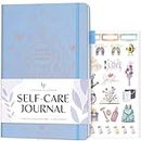 Legend Self-Care Journal – Guided Daily Reflection Journal to Support Mental & Physical Health – Daily Mood, Meditation & Personal Development Notebook – 7x10.5”, Lasts 3 Months (Periwinkle Gold)