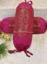 Hippie Yoga Pillow Case Bolster Cover Pink Brocade Jacquard For Patio Furniture