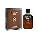 Nisara Glorious Oud Perfume for Men and Women - 100 ml | Unisex Long Lasting Eau De Parfum | Woody Amber Fragrance | With Apple & Musk Notes | EDP Scent