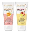 Aryanveda Blemishend Face Wash 60ml And Tanend Tan Removal Face Wash, 60ml