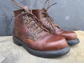 Red Wing 2911 953 Supersole Round Soft Toe Brown Leather Boots Men’s US 8 D