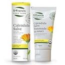 St. Francis Herb Farm Calendula Salve | 60 ml | Skincare | Anti-Inflammatory Healing Ointment | Contains Calendula Flowers | Made in Canada