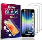 RKINC Verre Trempé [Lot de 3] pour iPhone 7 Plus / 8 Plus / 6 Plus / 6S Plus, Film Protection écran, Dureté 9H 0,33 mm HD Glass [Garantie à vie][sans Bulles d'air][Résistant aux rayures]