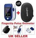 Finger Pulse Oximeter Blood Oxygen Saturation Meter SpO2 Heart Rate Monitor - UK