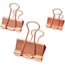 150x Binder Clips Assorted Sizes Paper Clamps for Paperwork Office Supplies Bulk