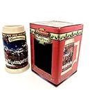 Budweiser Clydesdales Holiday Stein Old Towne Holiday 2003 by Budweiser