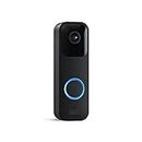 Certified Refurbished Blink Video Doorbell | Two-way audio, HD video, motion and chime app alerts and Alexa enabled — wired or wire-free (Black)