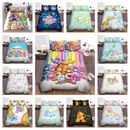 Care Bears Duvet Cover Home Textiles Single Double Queen King Bedding Set Cute