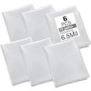 Dust collector bags （6pcs two-sided 6.5mil 19.5” diameter (31” wide) x 38” length） for Harbor Freight Central Machinery 70 gallon dust collector