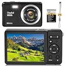 Vmotal 3 inches TFT LCD Rechargeable HD Mini Video Camera Digital with 8X Digital Zoom / 12 MP Compact Camera forStudents Kids/Beginners/Elderly (Black)